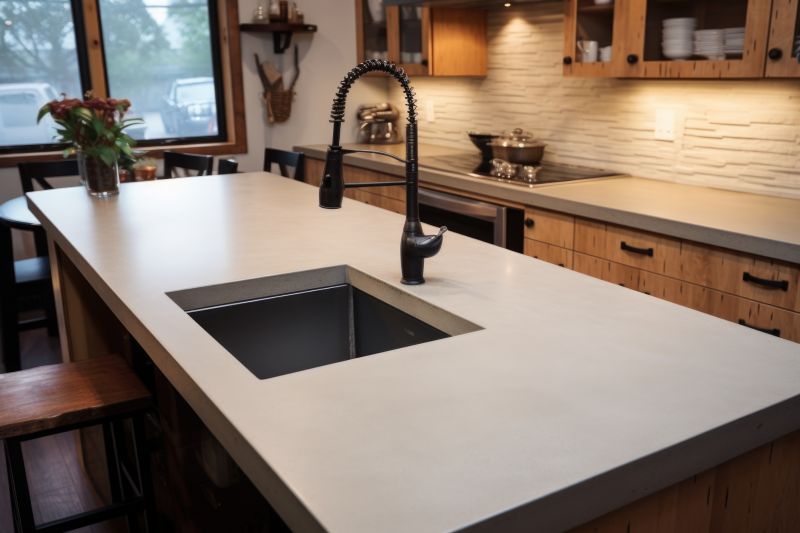 Cement Counter Installation in Napa, CA
