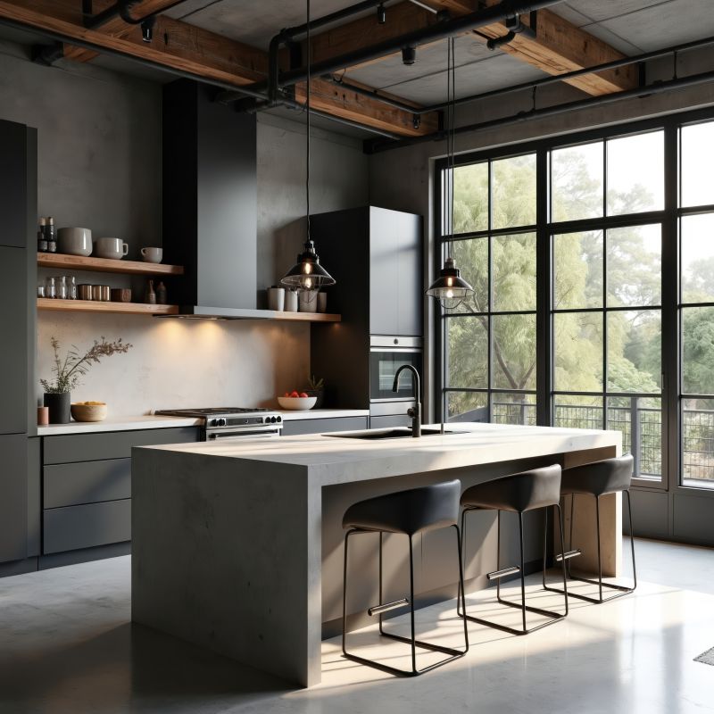 Cement Countertop Pouring in Marin County, CA
